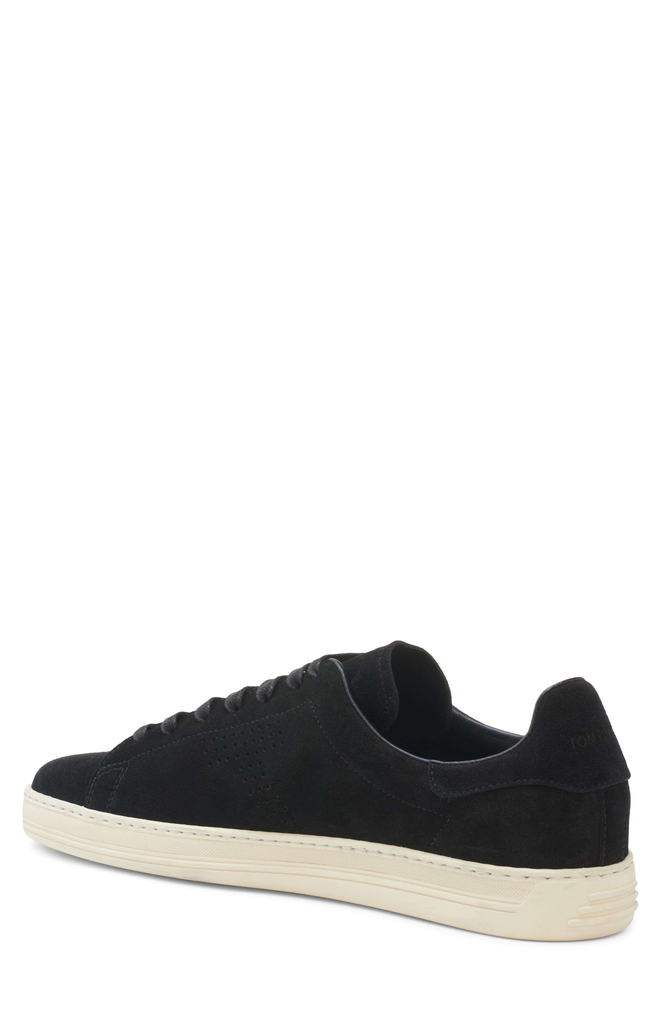 TOM FORD Warwick Low Top Sneaker, Alternate, color, 3Nw02 Black/ Cream