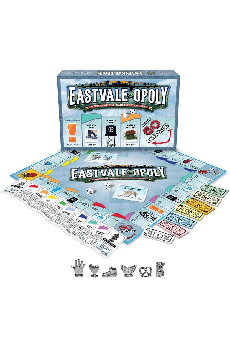 Eastvale Opoly Board Game, Alternate, color, Multicolored