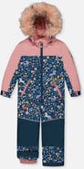 Deux par Deux Discover Unicorn Detachable Hood One Piece Snowsuit