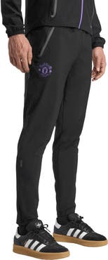 adidas Men's adidas Black Manchester United 2025/26 Tiro Vis Tech Travel Pants