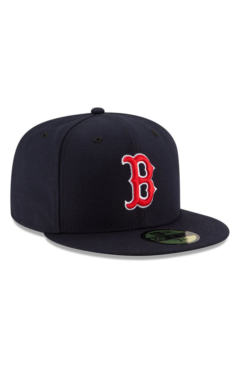 New Era Youth New Era Navy Boston Red Sox Authentic Collection On-Field Game 59FIFTY Fitted Hat, Alternate, color, 