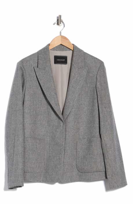 Stretch Wool Blend Jacket