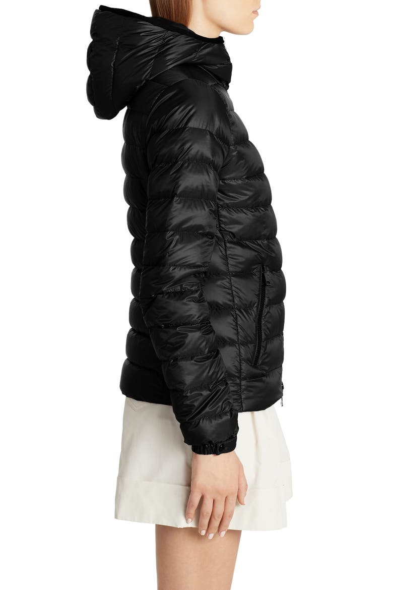 Bles Water Resistant Lightweight Down Puffer Jacket, Alternate, color, BLACK