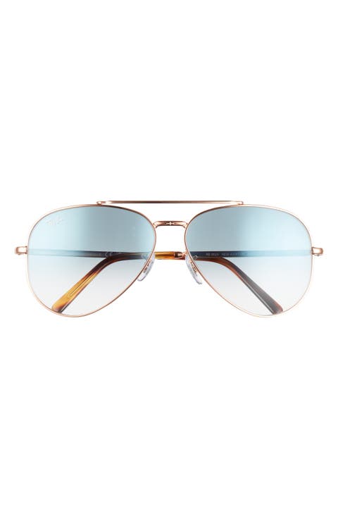 New Aviator 62mm Gradient Pilot Sunglasses