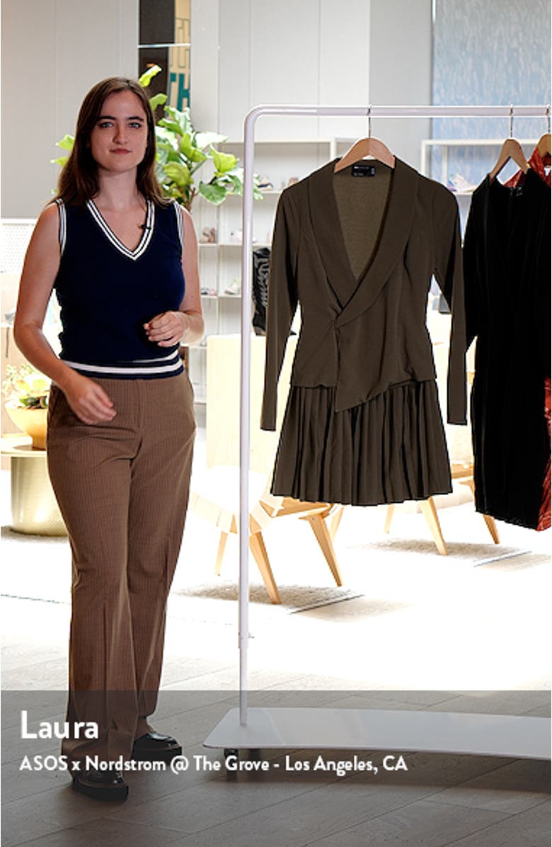 Pleated Skater Minidress, sales video thumbnail