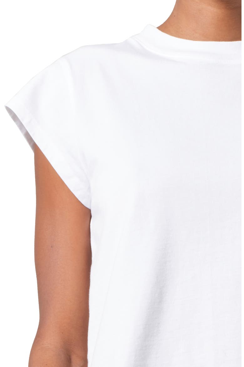 Bryce Cap Sleeve T-Shirt, Alternate, color, WHITE
