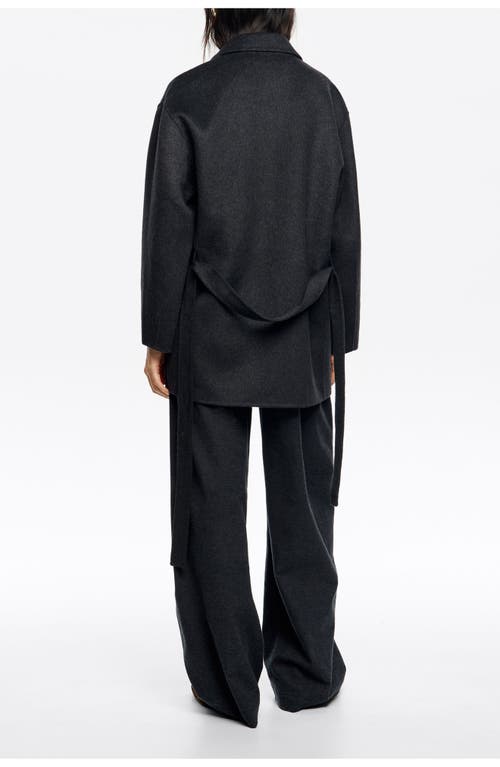 Bimba Y Lola Double-face Belted Jacket In Black