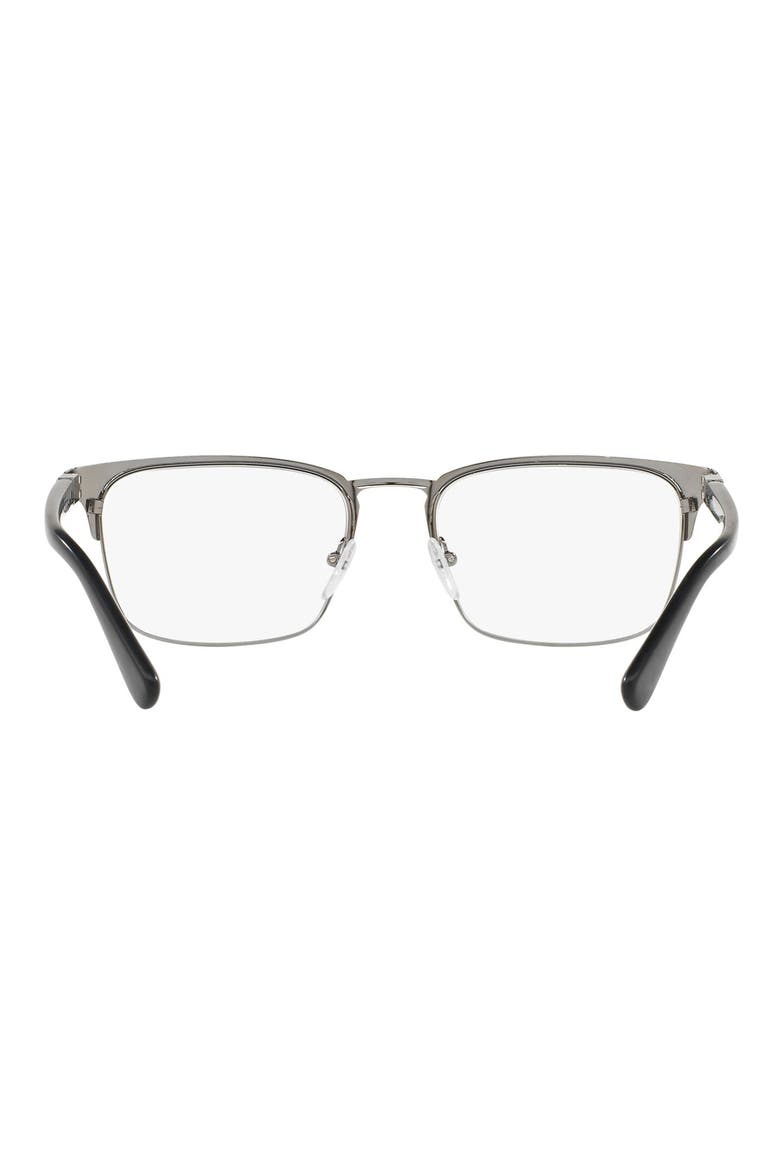 Heritage 56mm Square Optical Glasses, Alternate, color, MATTE BLACK