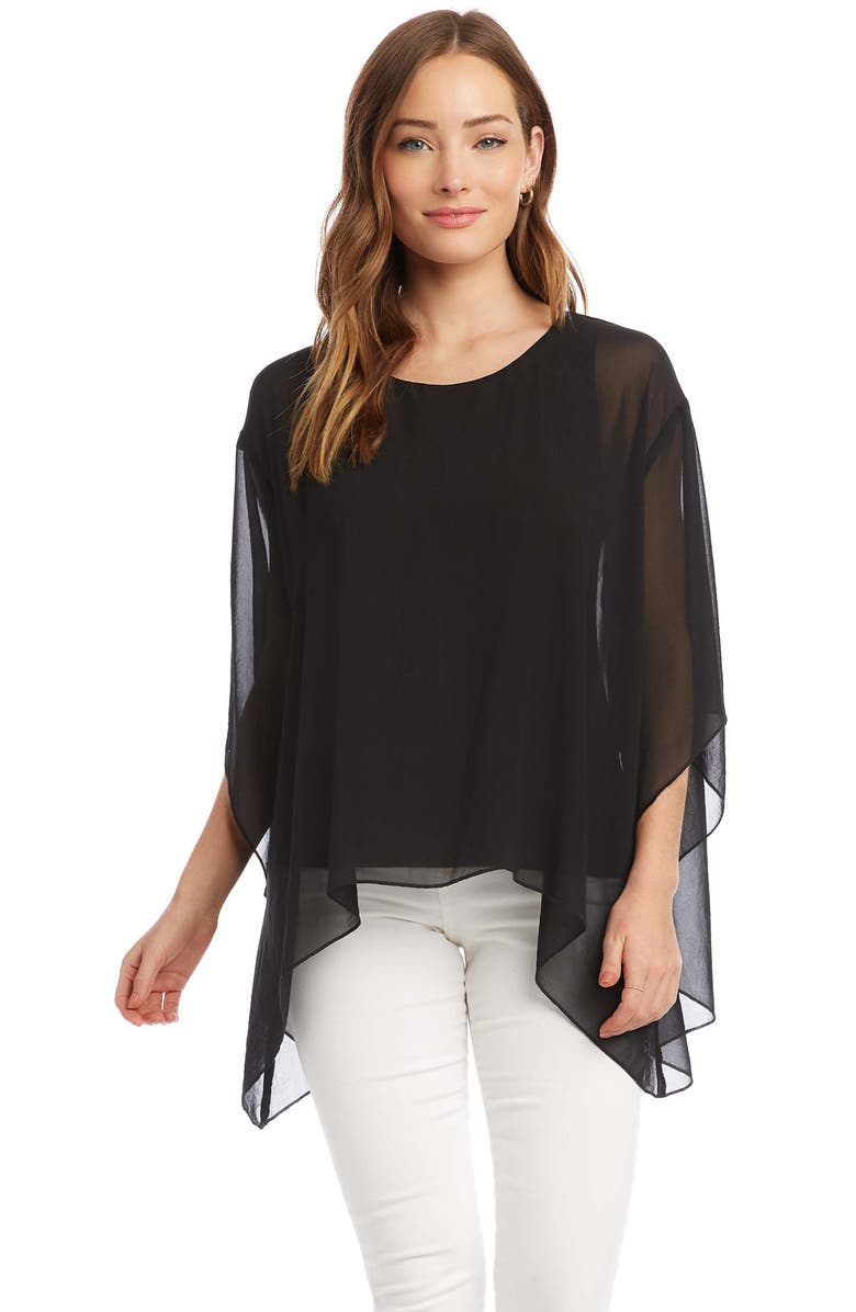 Karen Kane Flare Hem Top, Alternate, color,