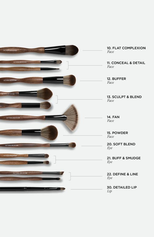 Victoria Beckham 10 Flat Complexion Brush In Transparent