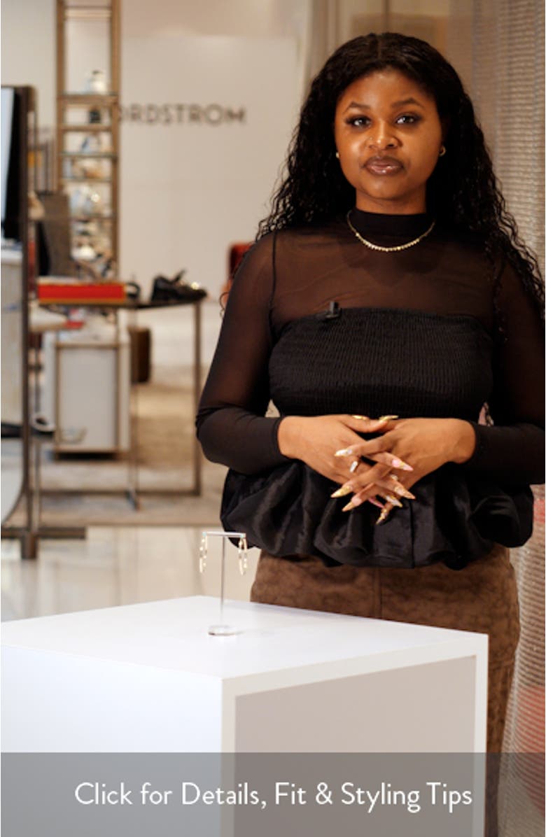 Sunrise 14K Gold Turquoise Hoop Earrings, sales video thumbnail