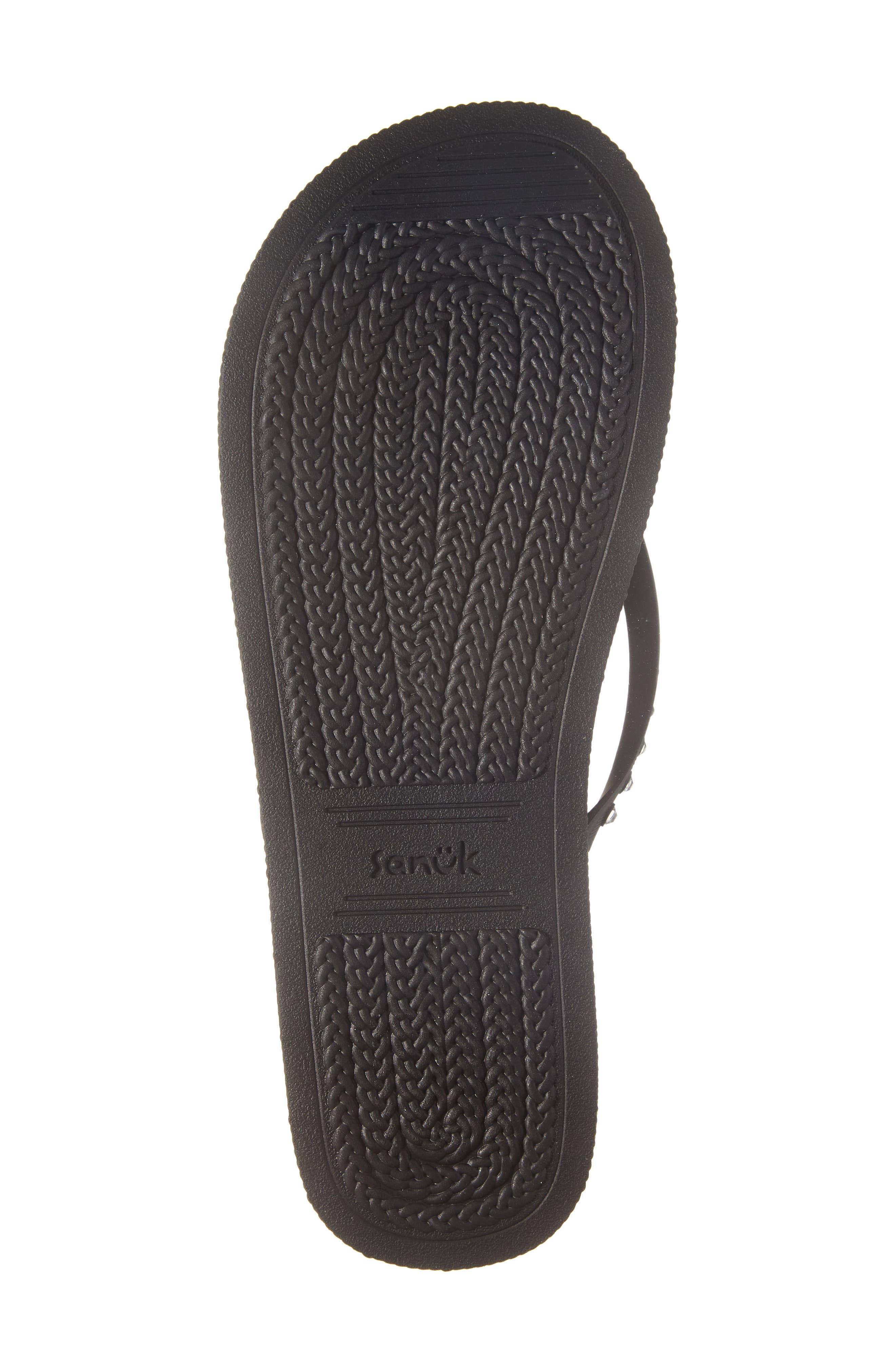 Sanuk Funshine Rhinestone Flip Flop, Alternate, color, 