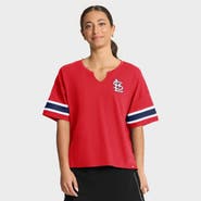 FANATICS Women's Fanatics Red St. Louis Cardinals Curl Route T-Shirt