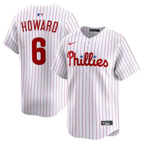 Men's Nike Ryan Howard White Philadelphia Phillies Limited Jersey