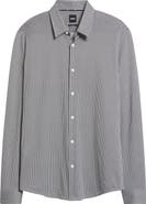 BOSS Roan Stretch Corduroy Button-Up Shirt