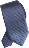 BOSS Micro Geometric Silk Tie