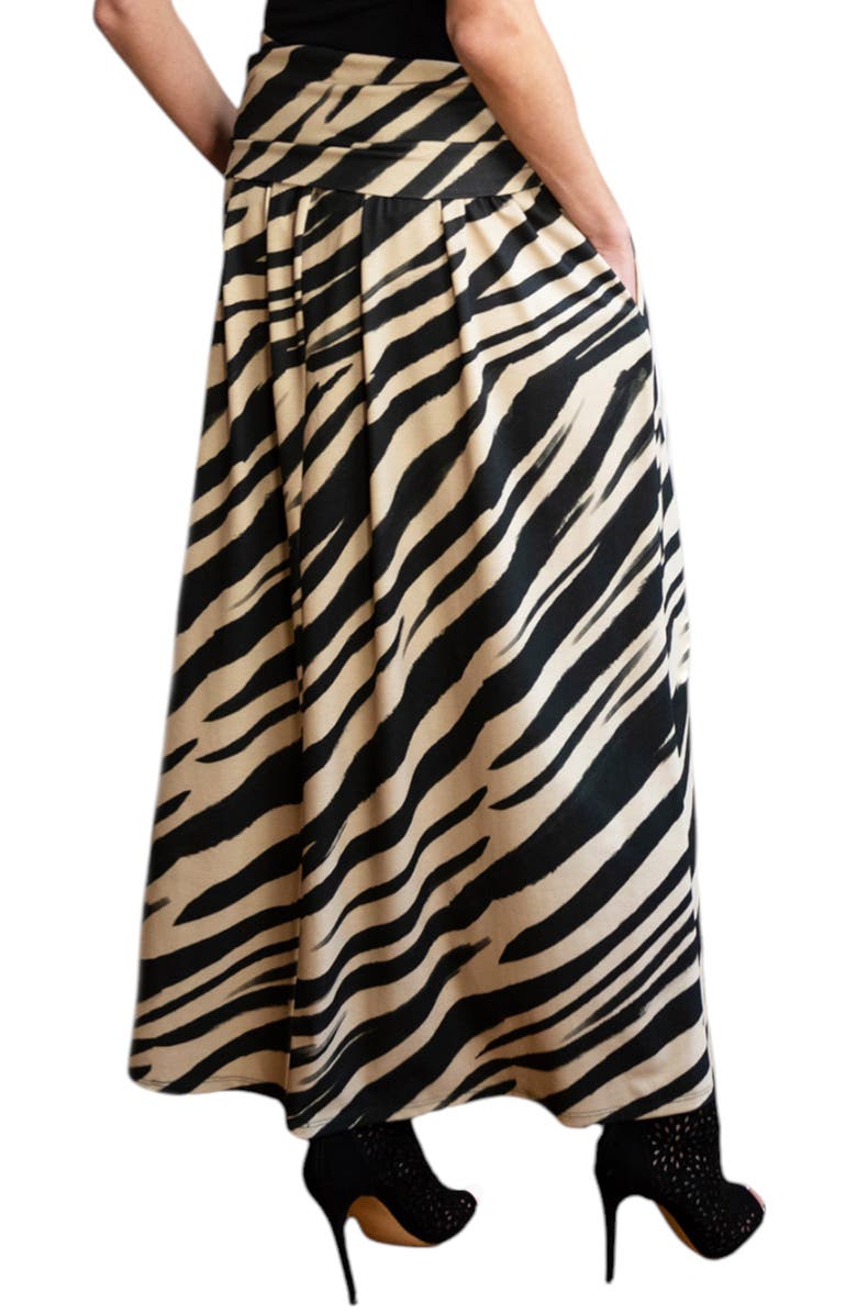 HotSquash London Clothing Roll Top Maxi Skirt, Alternate, color, 