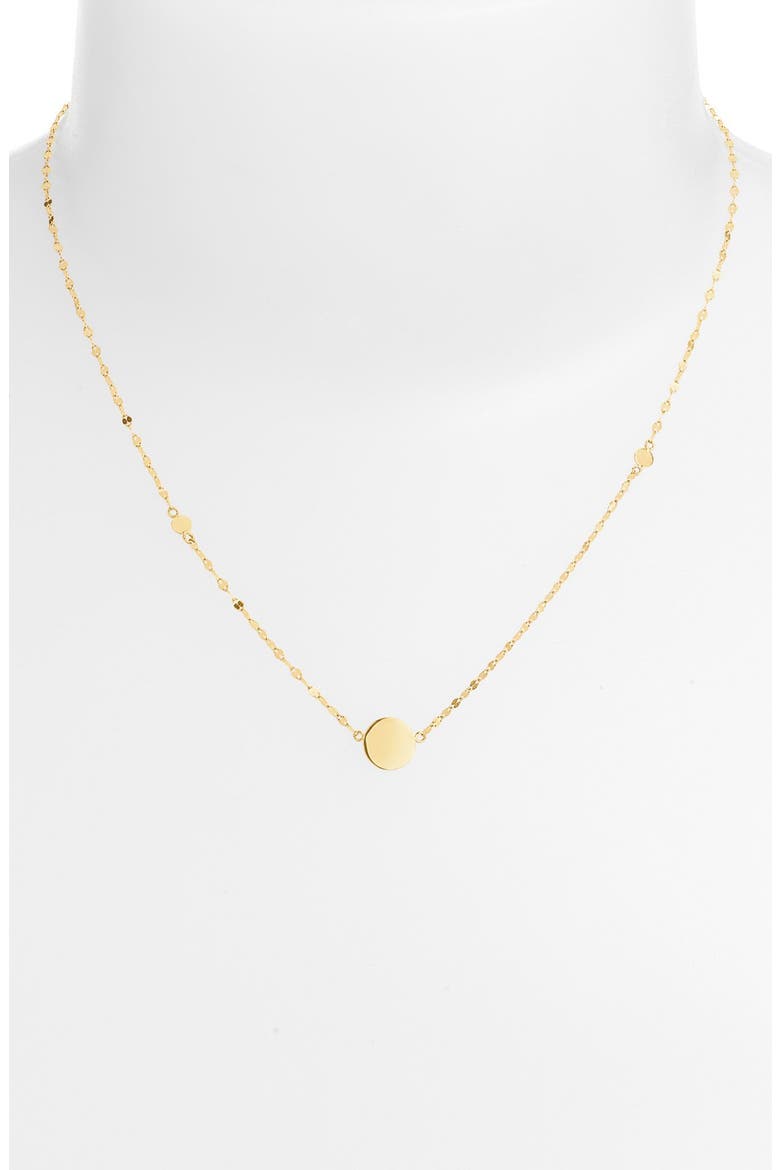 Jewelry Disc Necklace, Main, color, YELLOW GOLD