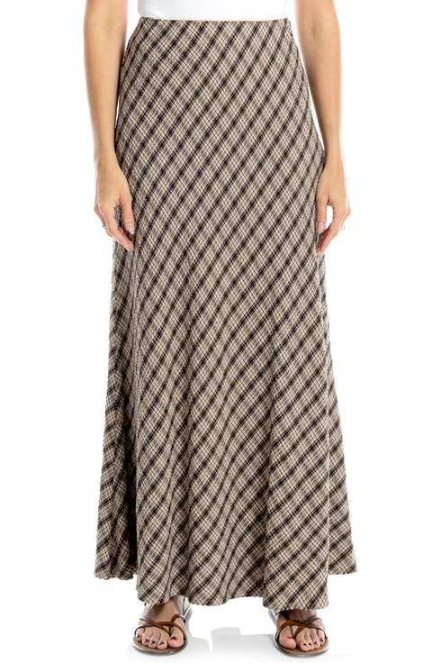 Plaid Maxi Skirt