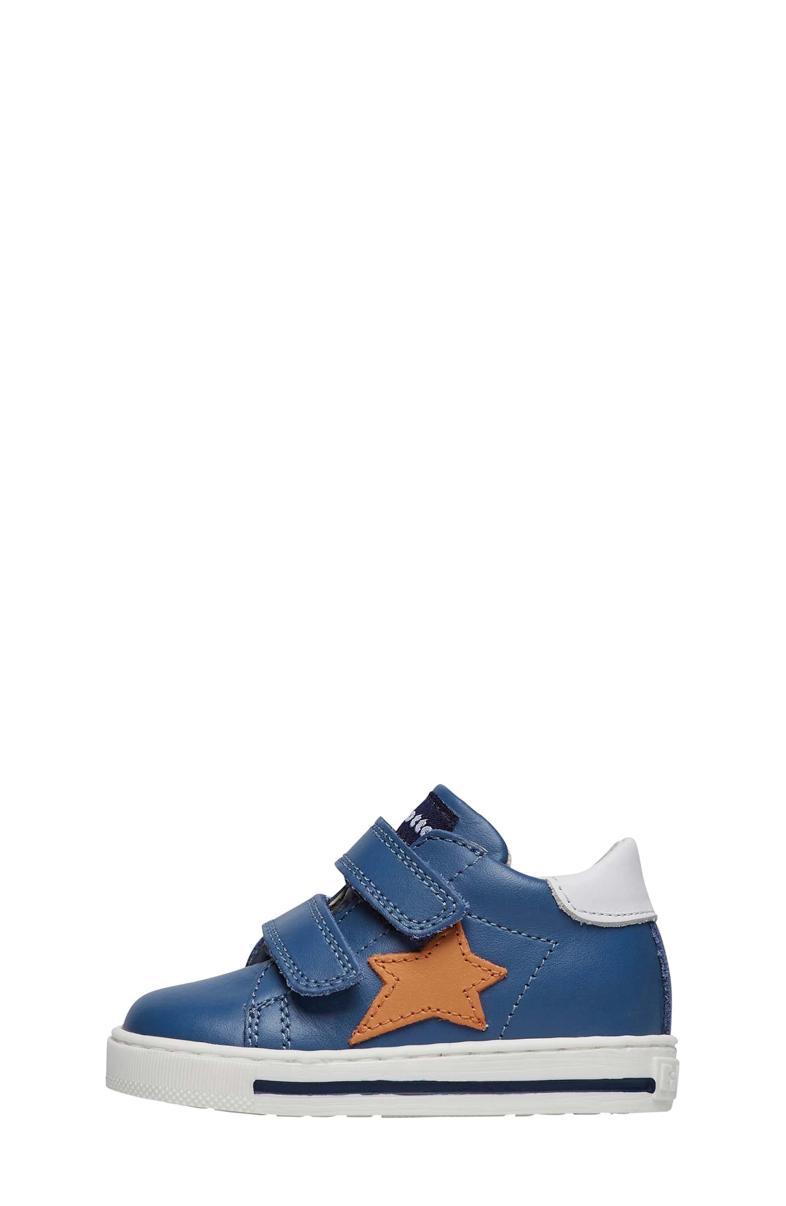 Naturino Kids' Falcotto Sasha Sneaker, Alternate, color, Azure-Orange-White