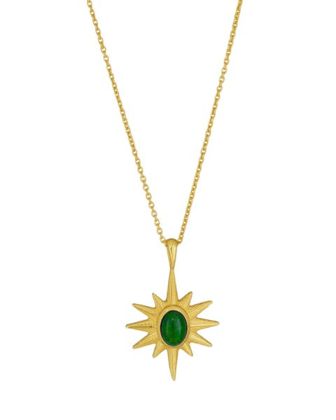 Onyx Star Necklace