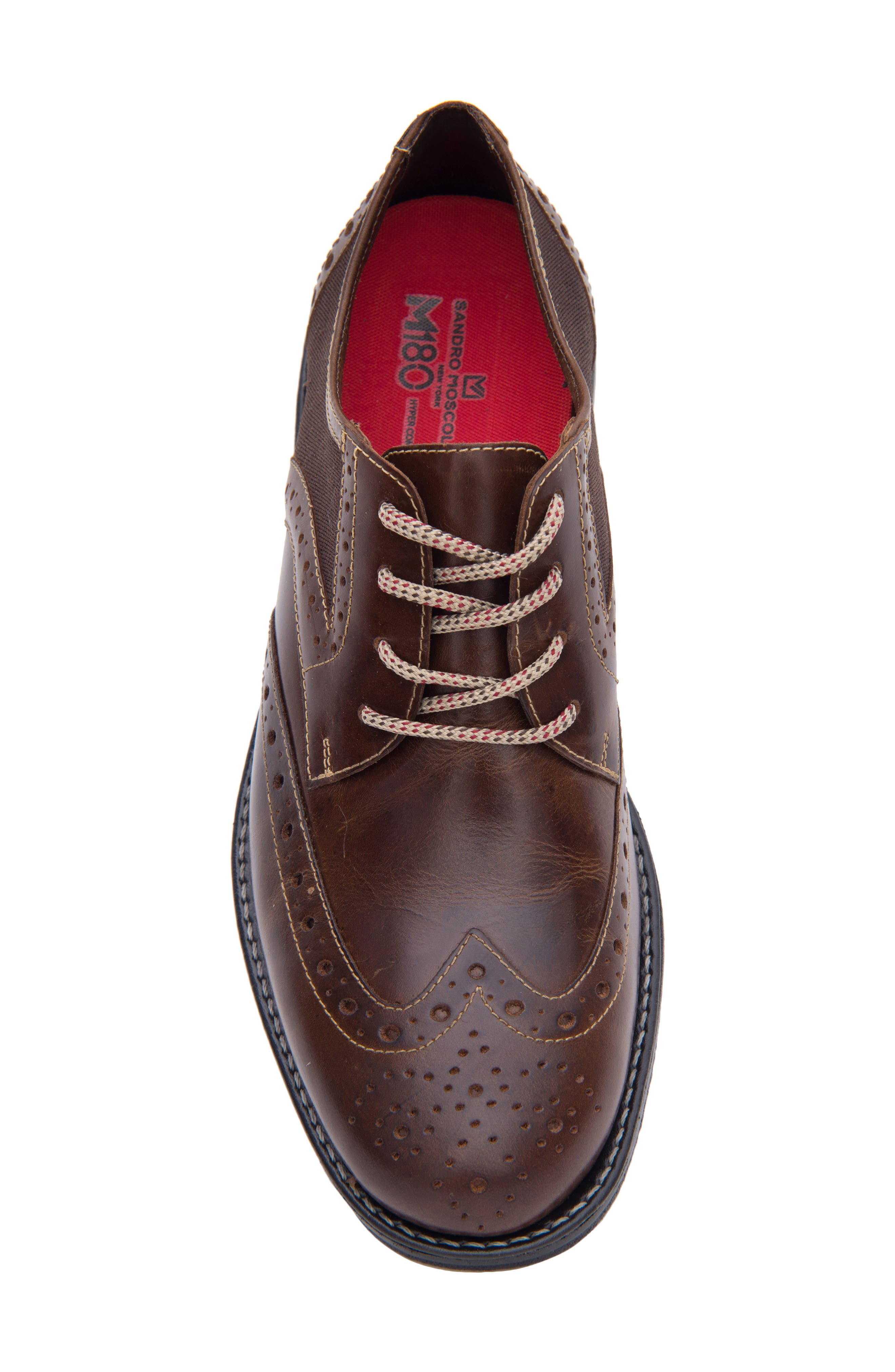 Sandro Moscoloni Eyelet Wingtip Derby, Alternate, color, 