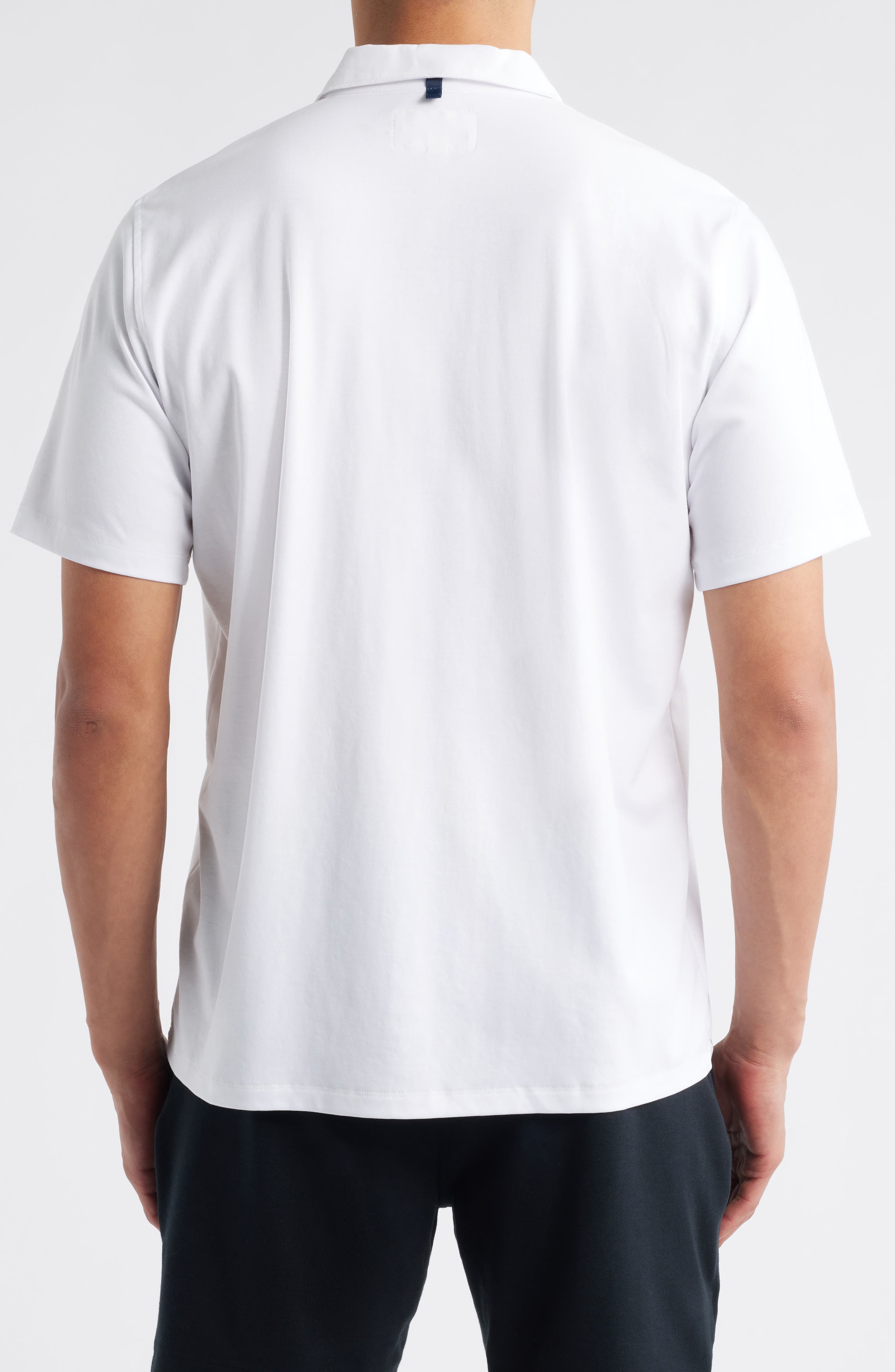 Solid Reworked Slim Fit Polo - image 4