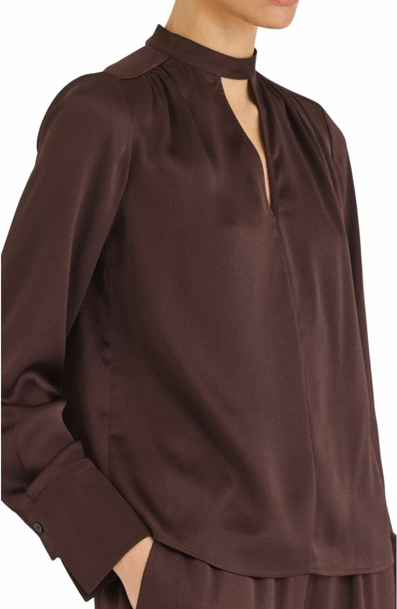 Rebecca Taylor Gianna Blouse, Alternate, color, Raisin