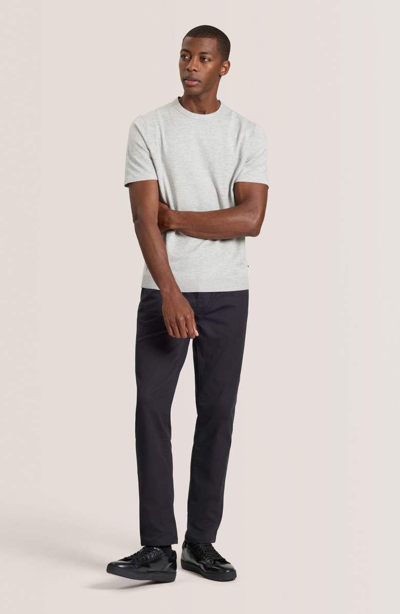 Ted Baker Modern Crewneck Sweater, Alternate, color, Grey Heather