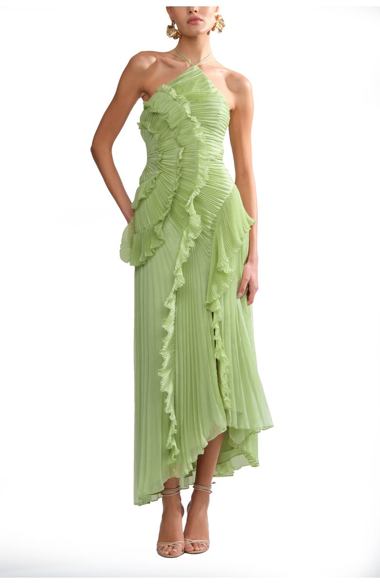 AMUR Lorelie halter gown, Main, color, 