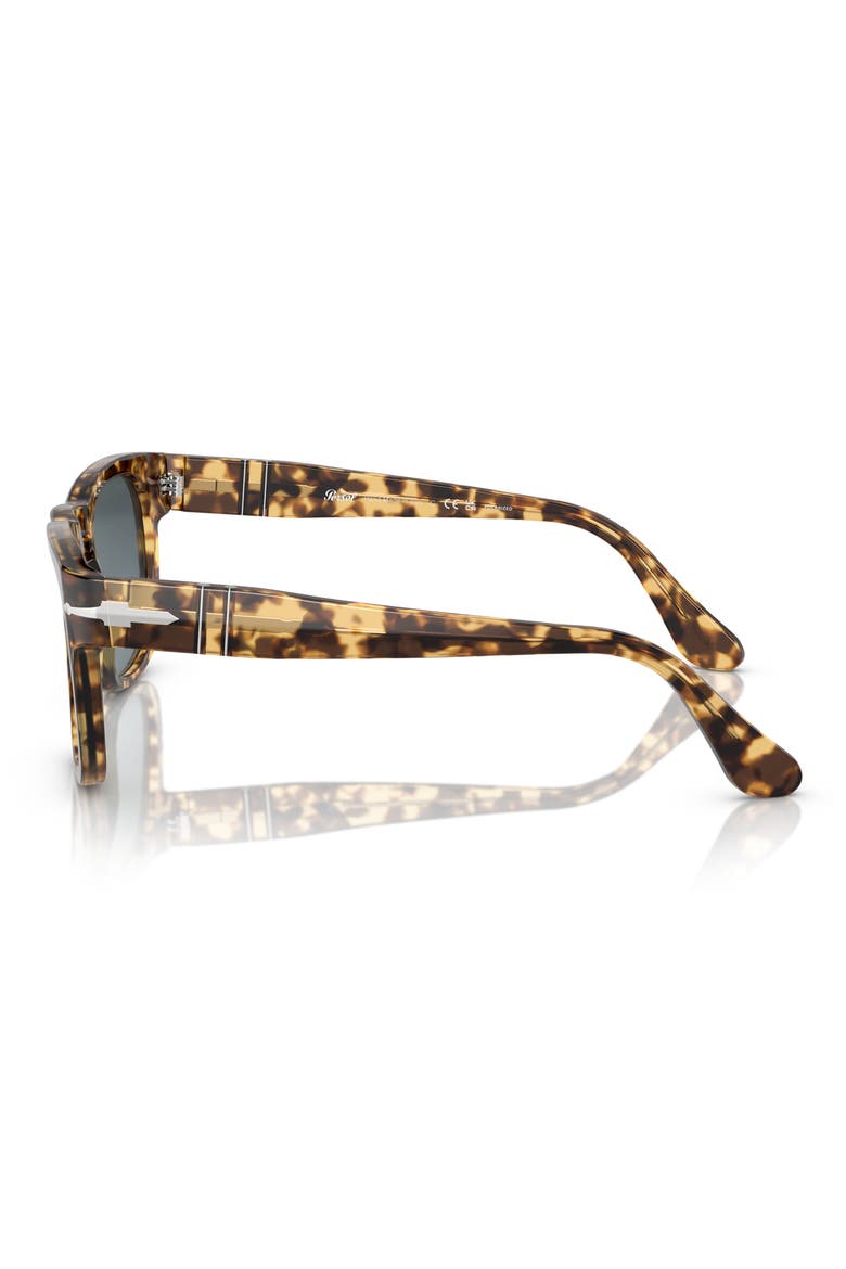Elio 54mm Polarized Square Sunglasses, Alternate, color, BROWN/ TORTOISE BEIGE / BLUE