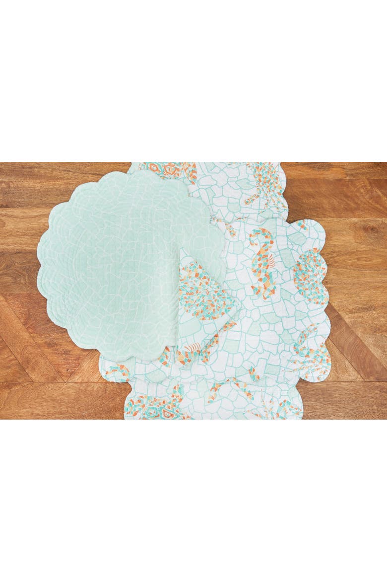 Grand Turks Cloth Napkin Set of 6, Alternate, color, Blue