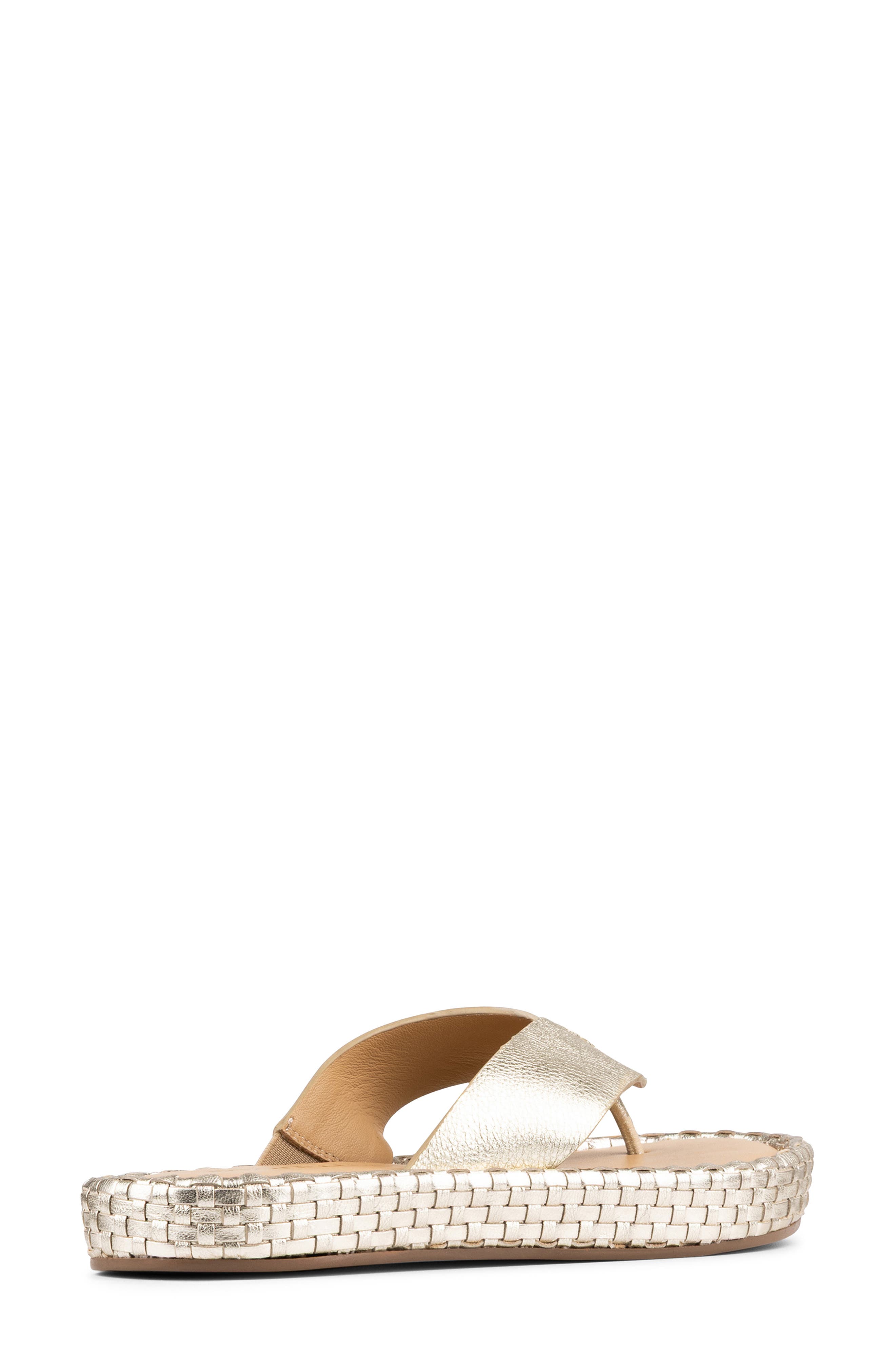 Dasara Platform Flip Flop, Alternate, color, PLATINO