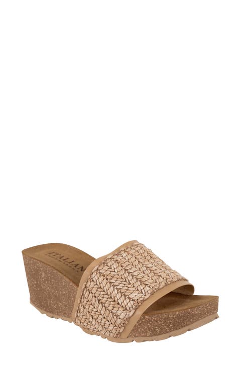 Ibbie Platform Wedge Slide Sandal (Women)