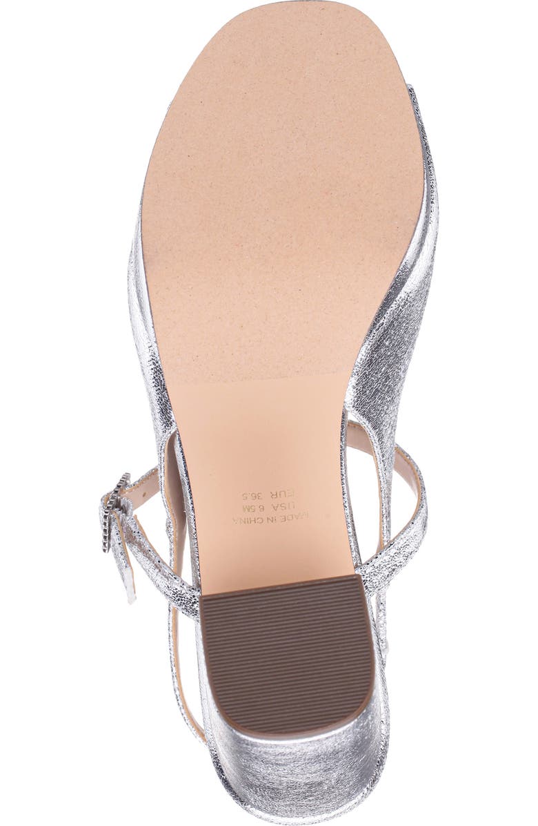 Nina Simeon Slingback Peep Toe Platform Sandal, Alternate, color,