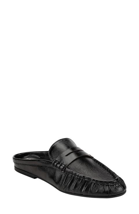 Jaynie Almond Toe Loafer Mule (Women)