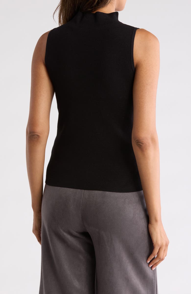 T Tahari Sleeveless Sweater, Alternate, color, Black