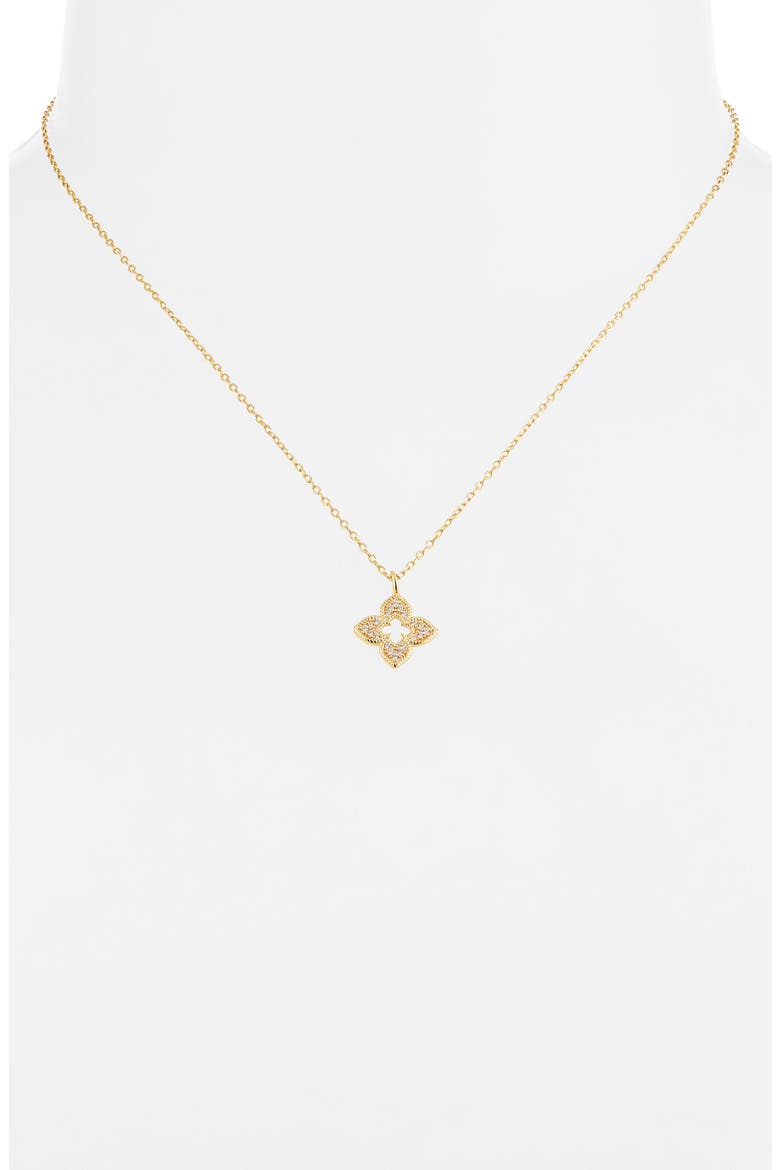 Pointed Quad Pendant Necklace, Alternate, color, GOLD