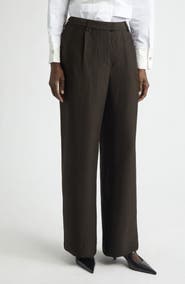 Jason Wu Collection Washed Twill Straight Leg Trousers