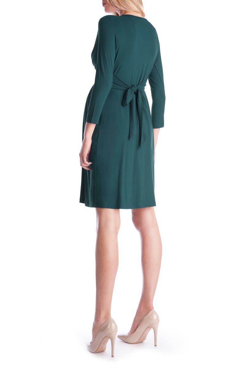 Seraphine 'Jolene' Front Knot Maternity Dress, Alternate, color,