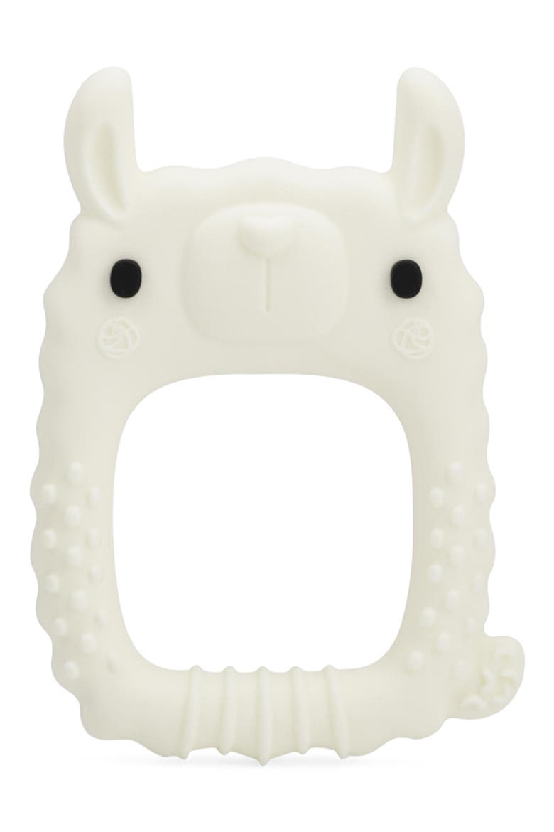 Set of 5 Teething & Grasping Toys, Alternate, color, LLAMA/ BUNNY