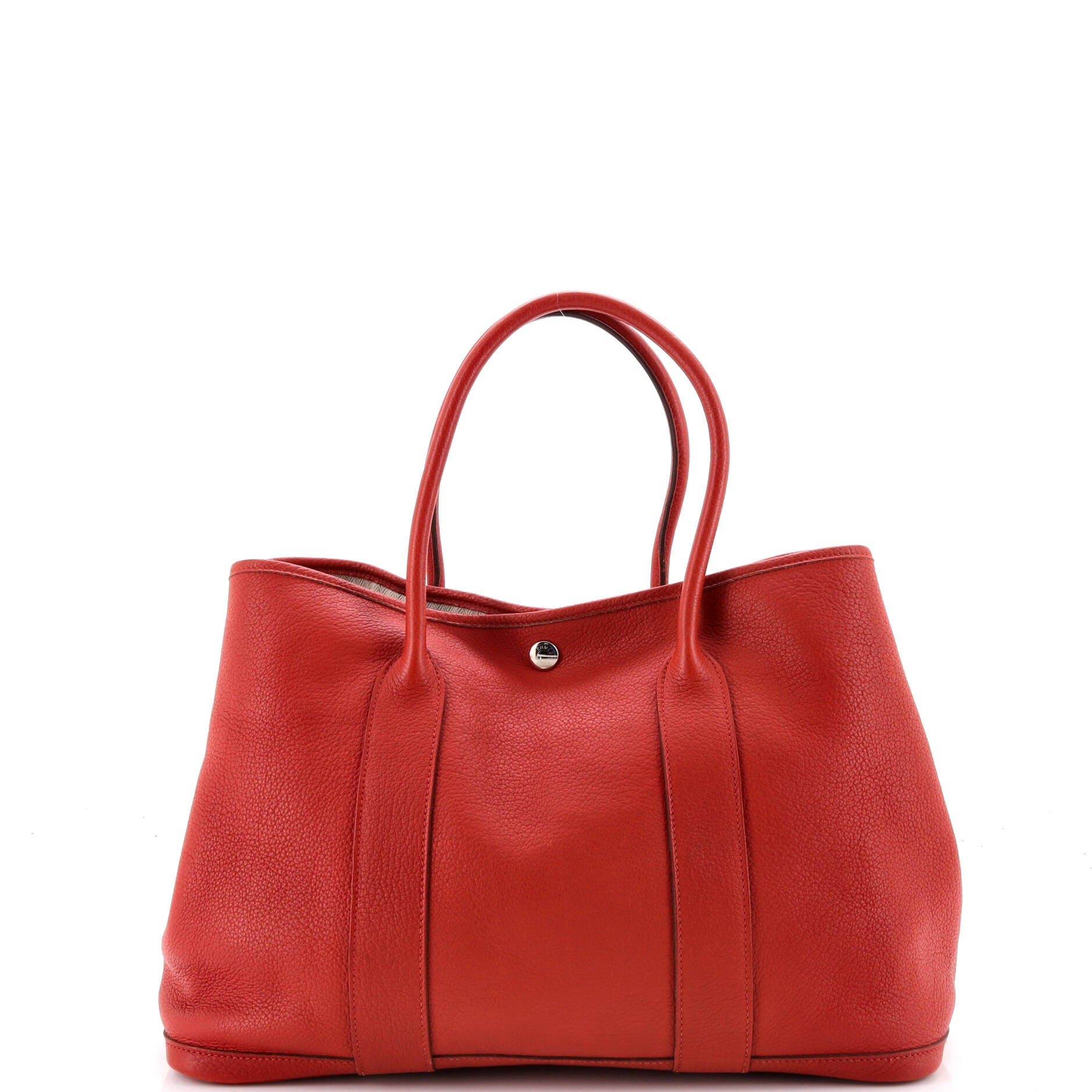 Garden Party Tote Leather 36, Alternate, color, Red