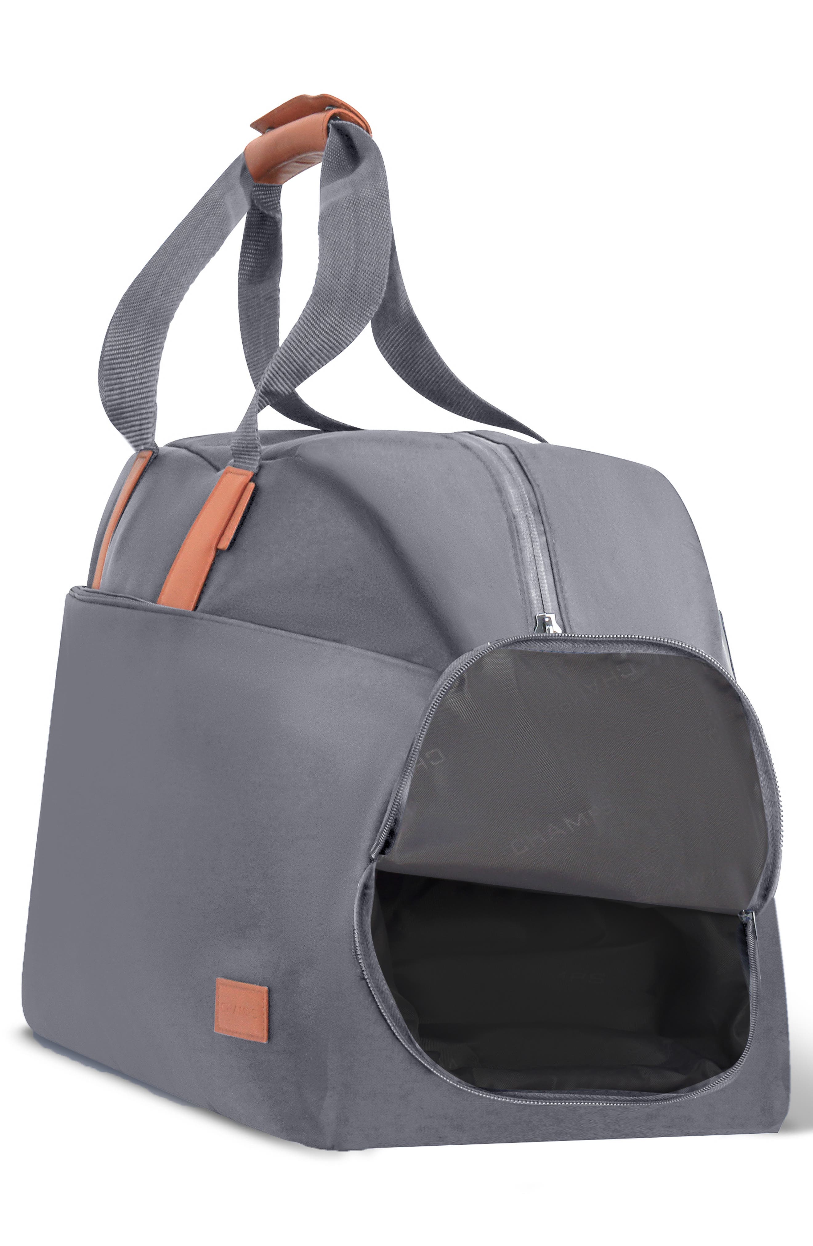 CHAMPS Water Resistant Nylon Duffle Bag, Alternate, color, Grey