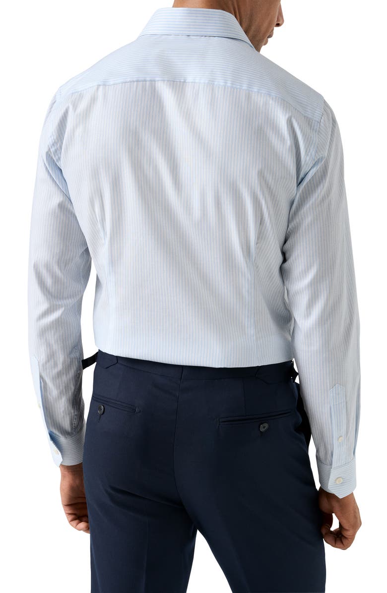 Eton Contemporary Fit Bengal Stripe Shirt, Alternate, color, Light Blue