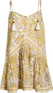 Ramy Brook Gigi Print Ruffle Minidress