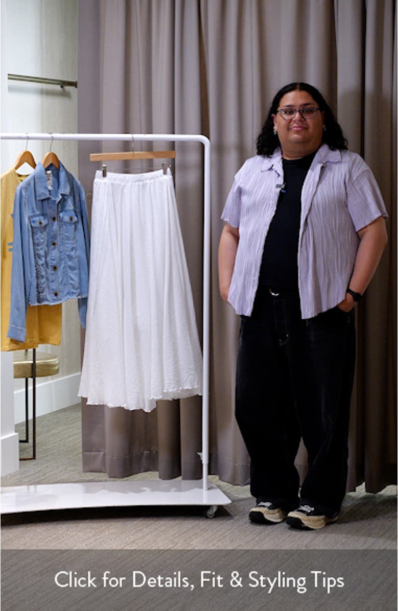 Alba Pull-On Midi A-LIne Skirt, sales video thumbnail