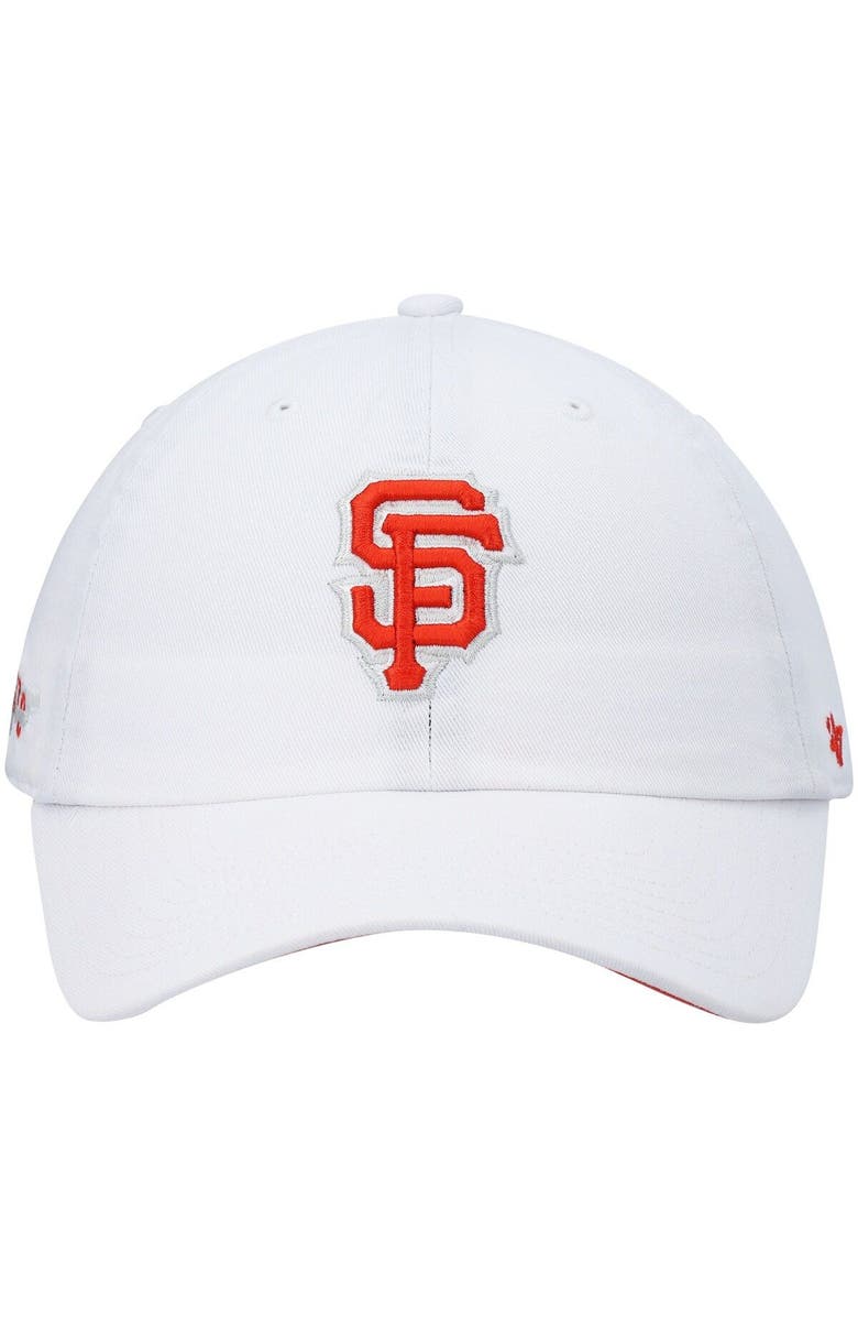 '47 Men's '47 White San Francisco Giants Area Code City Connect Clean Up Adjustable Hat, Alternate, color, White