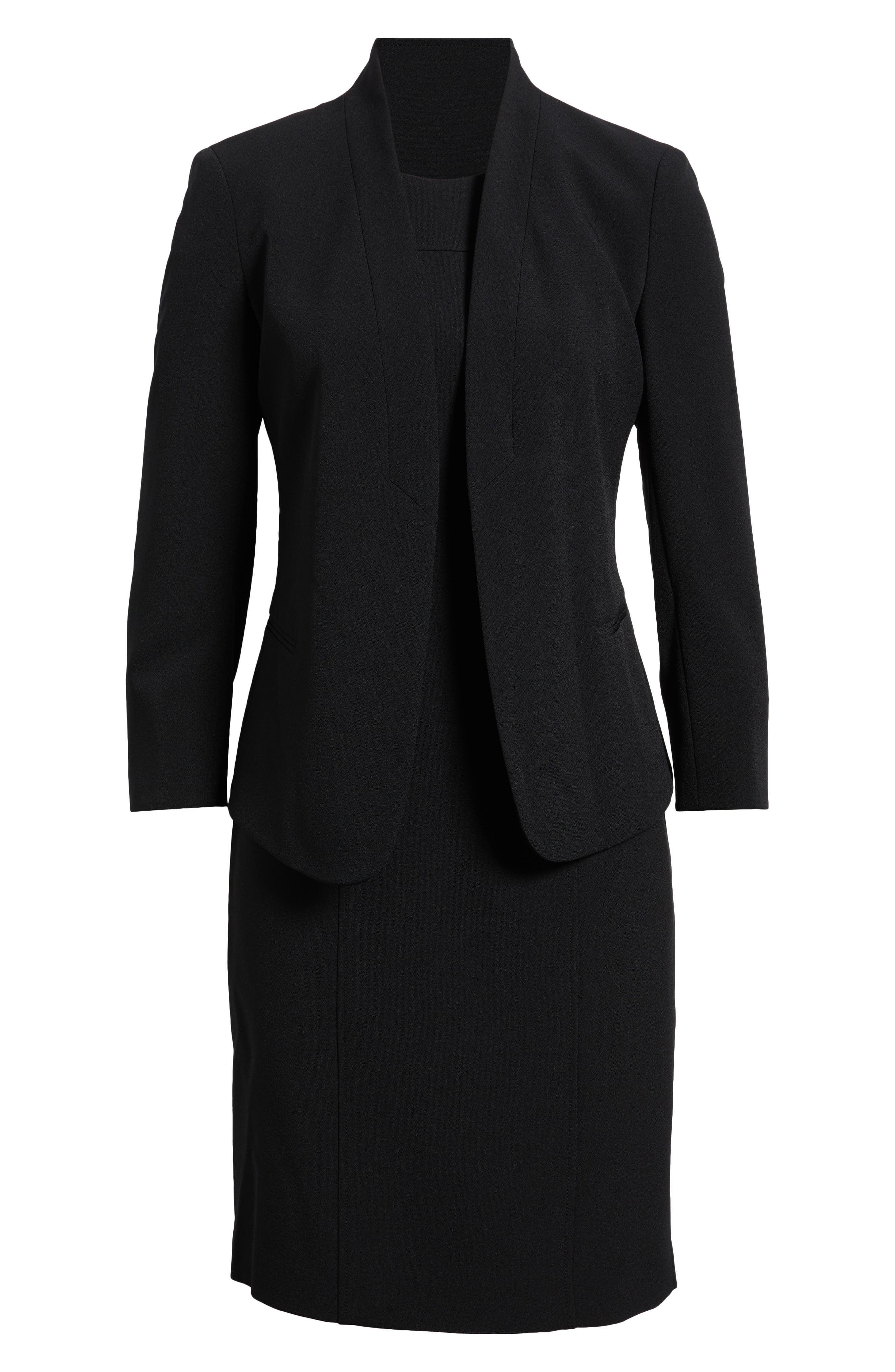 Sleeveless Sheath Dress & Jacket Set (Women) | Nordstrom