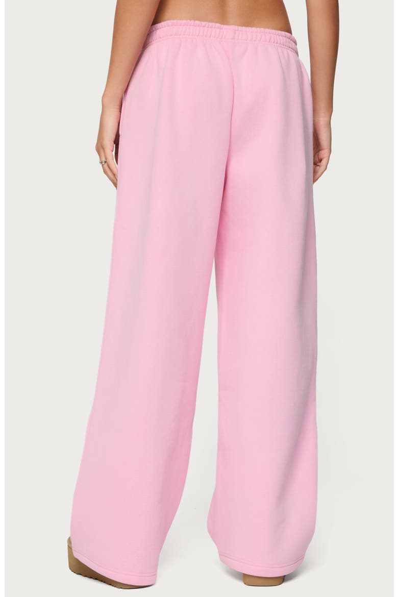 Totally Logo Wide Leg Sweatpants, Alternate, color, PINK