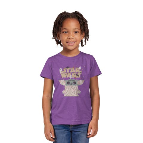 Girl's Star Wars The Mandalorian Halloween Grogu Mummy T-Shirt